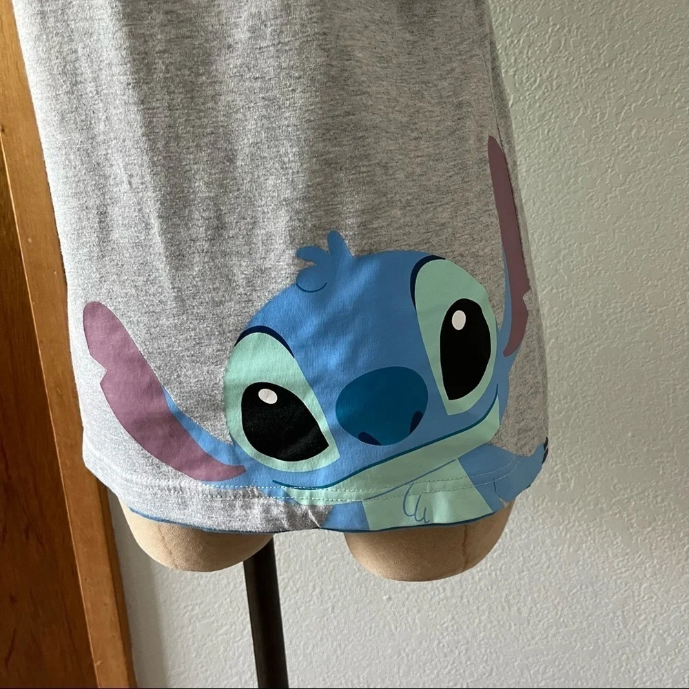 DISNEY JAPAN sz S Lilo & STITCH Scrump Gray Short Sleeve Tee TShirt - Picture 4 of 8
